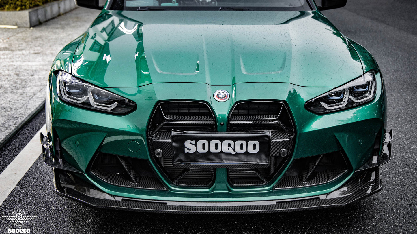 Dry Carbon Fiber - Front Lip V Style [BMW M3 G80 | M4 G82]