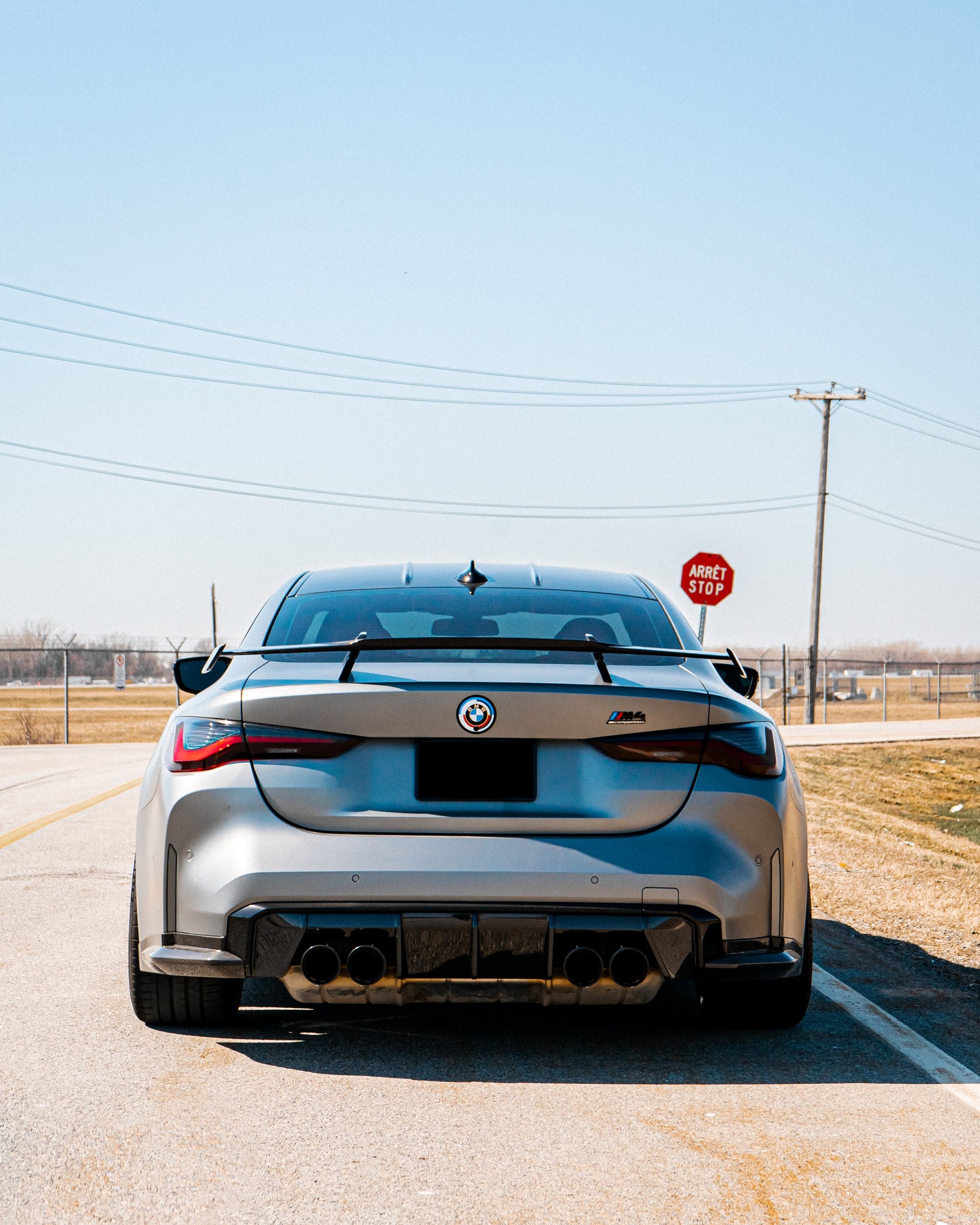Dry Carbon Fiber - Wing MP Style (Forged Option) [BMW M4 G82]