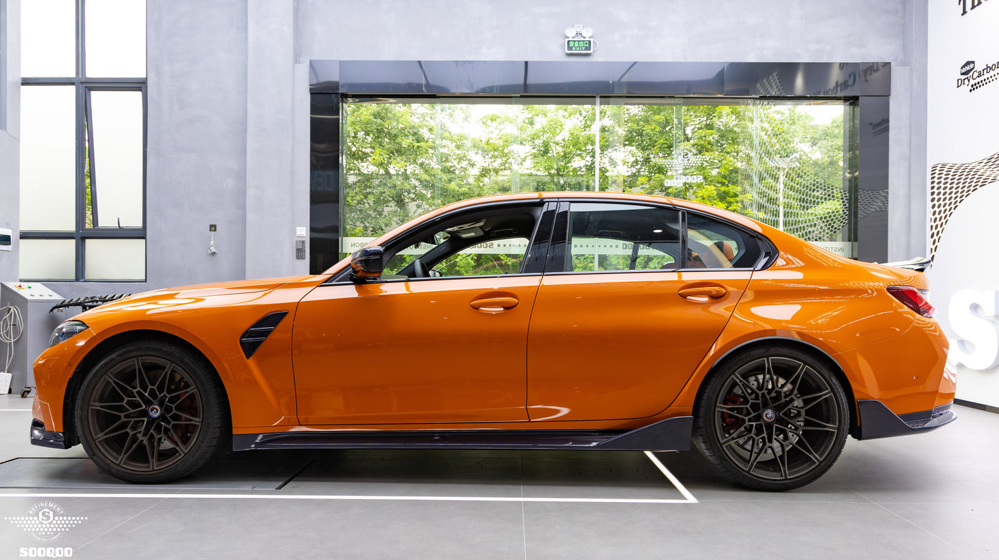 Dry Carbon Fiber - Side Skirt MP Style  [BMW M3 G80 | M4 G82]