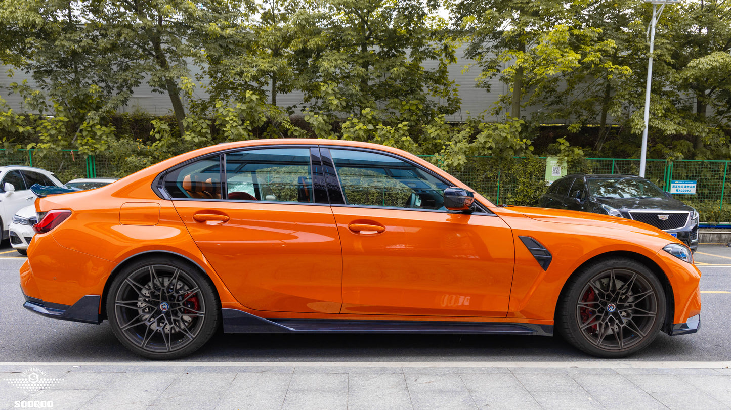 Dry Carbon Fiber - Side Skirt MP Style  [BMW M3 G80 | M4 G82]