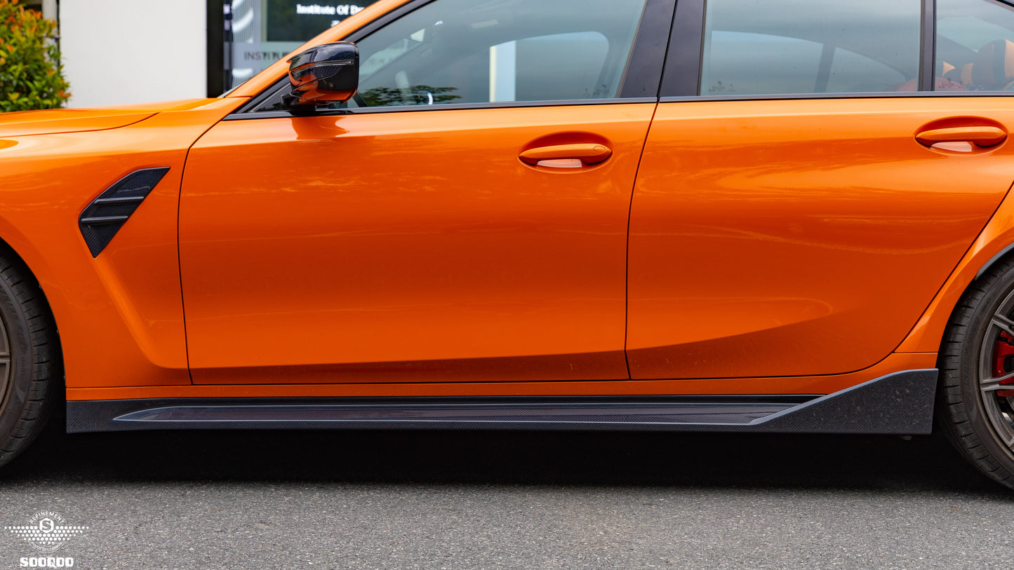 Dry Carbon Fiber - Side Skirt MP Style  [BMW M3 G80 | M4 G82]