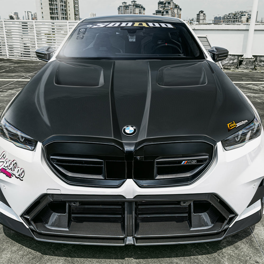 Dry Carbon Fiber - Front Hood SQ CFRP [BMW M5 G90 | G99]
