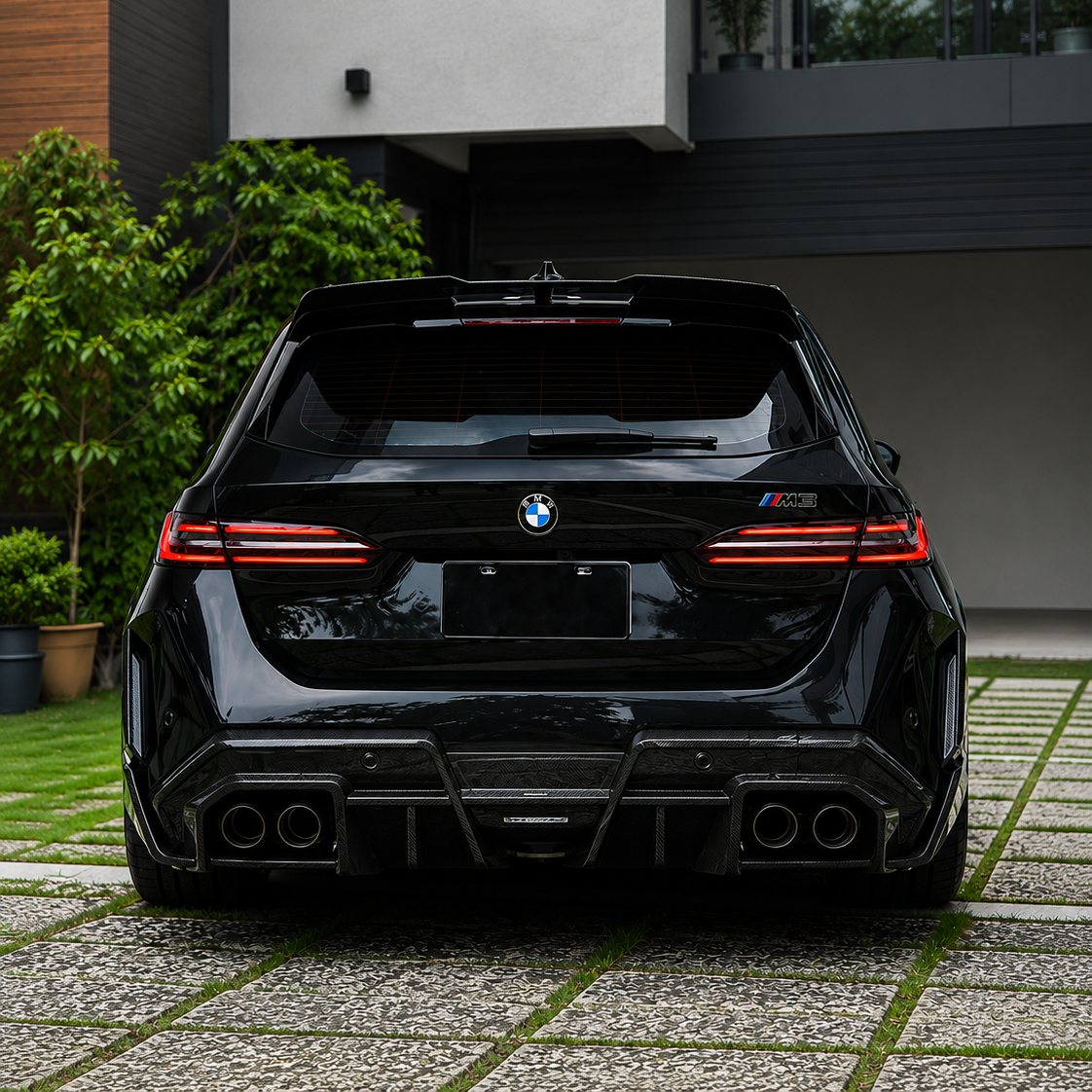 Dry Carbon Fiber - Roof Spoiler SQ CFRP [BMW M5 G99]
