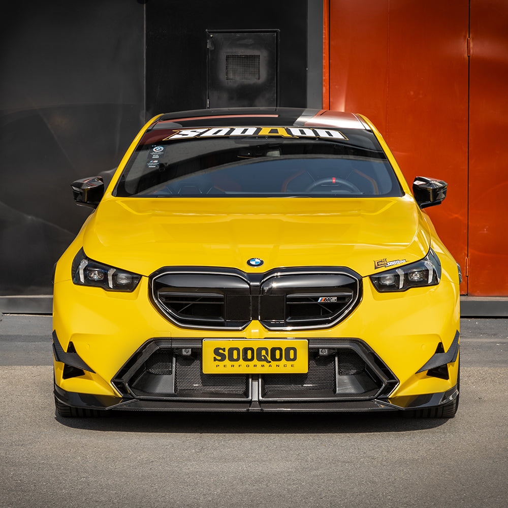 Dry Carbon Fiber - Front Lip SQ V1 [BMW M5 G90]