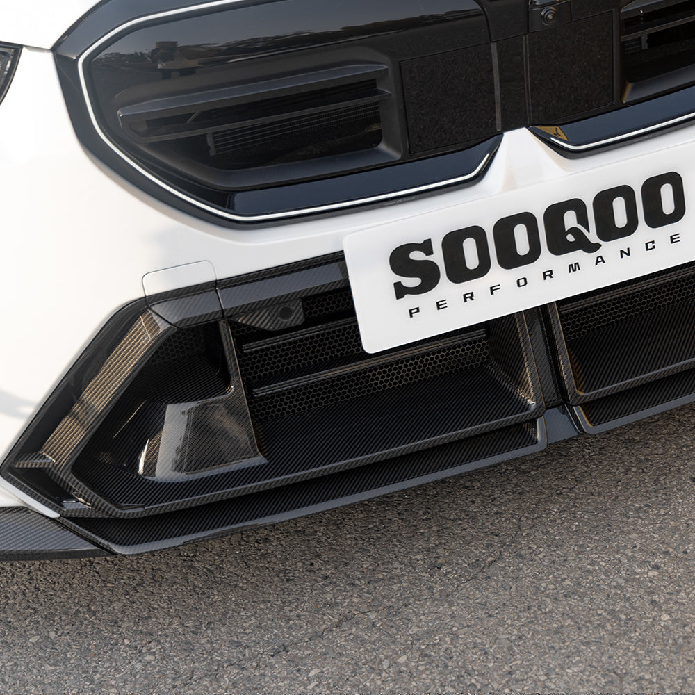 Dry Carbon Fiber - Front Lip SQ V2 Style [BMW M5 G90 | G99]