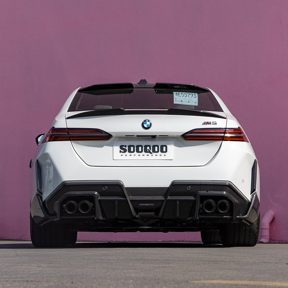 Dry Carbon Fiber - Roof Spoiler SQ CFRP Style [BMW M5 G90]