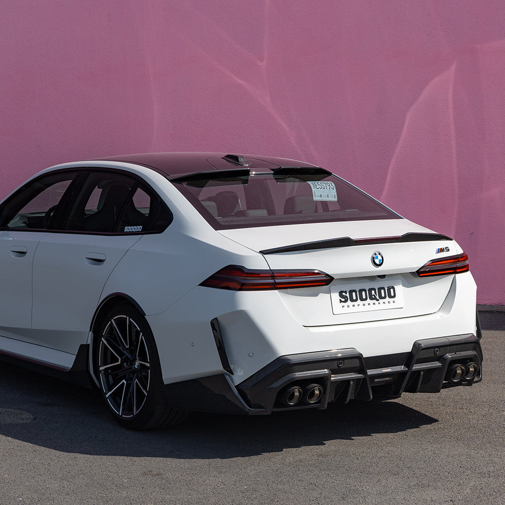 Dry Carbon Fiber - Roof Spoiler SQ CFRP Style [BMW M5 G90]