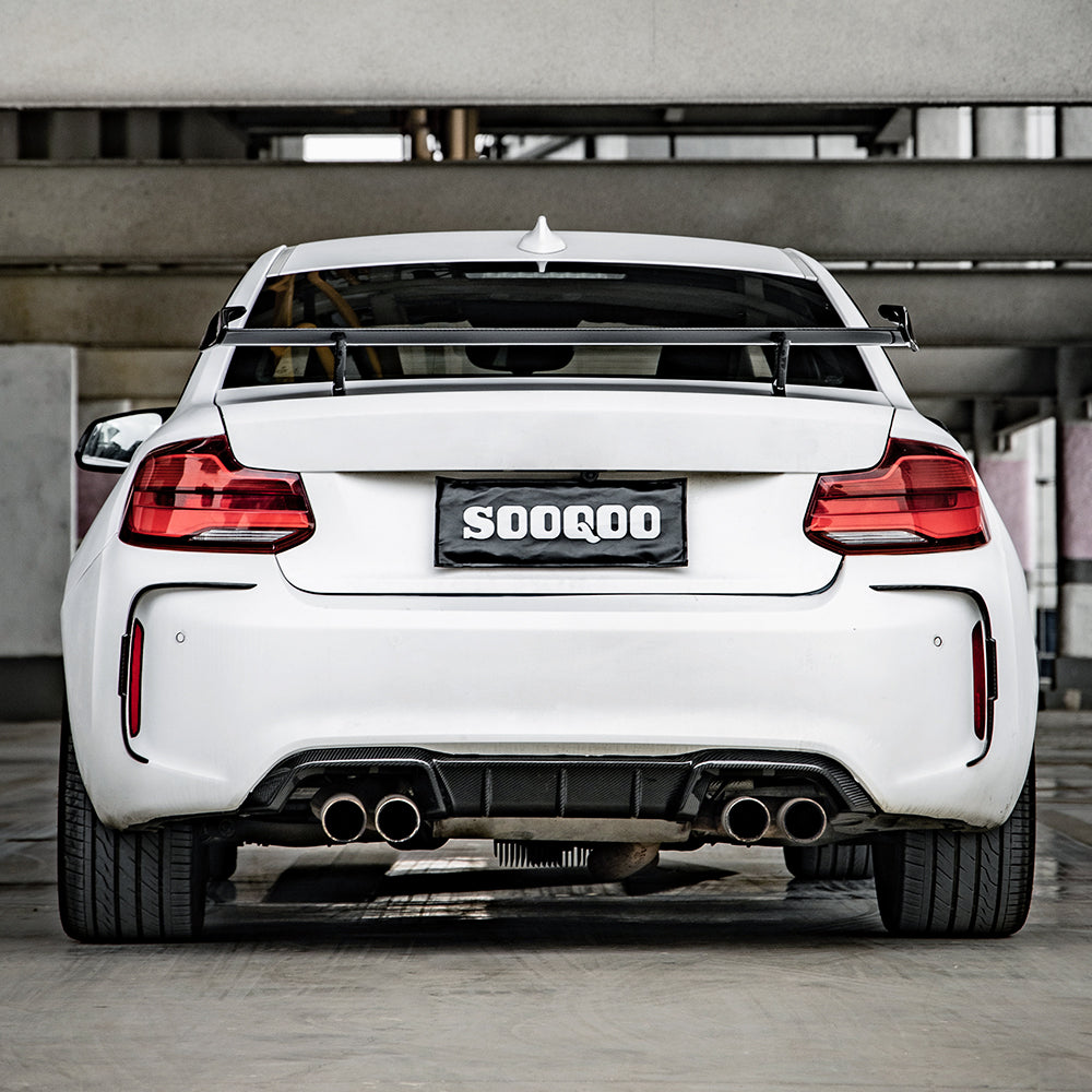 SQ Dry Carbon Fiber - Rear Side Vent Trim [BMW M2 F87]