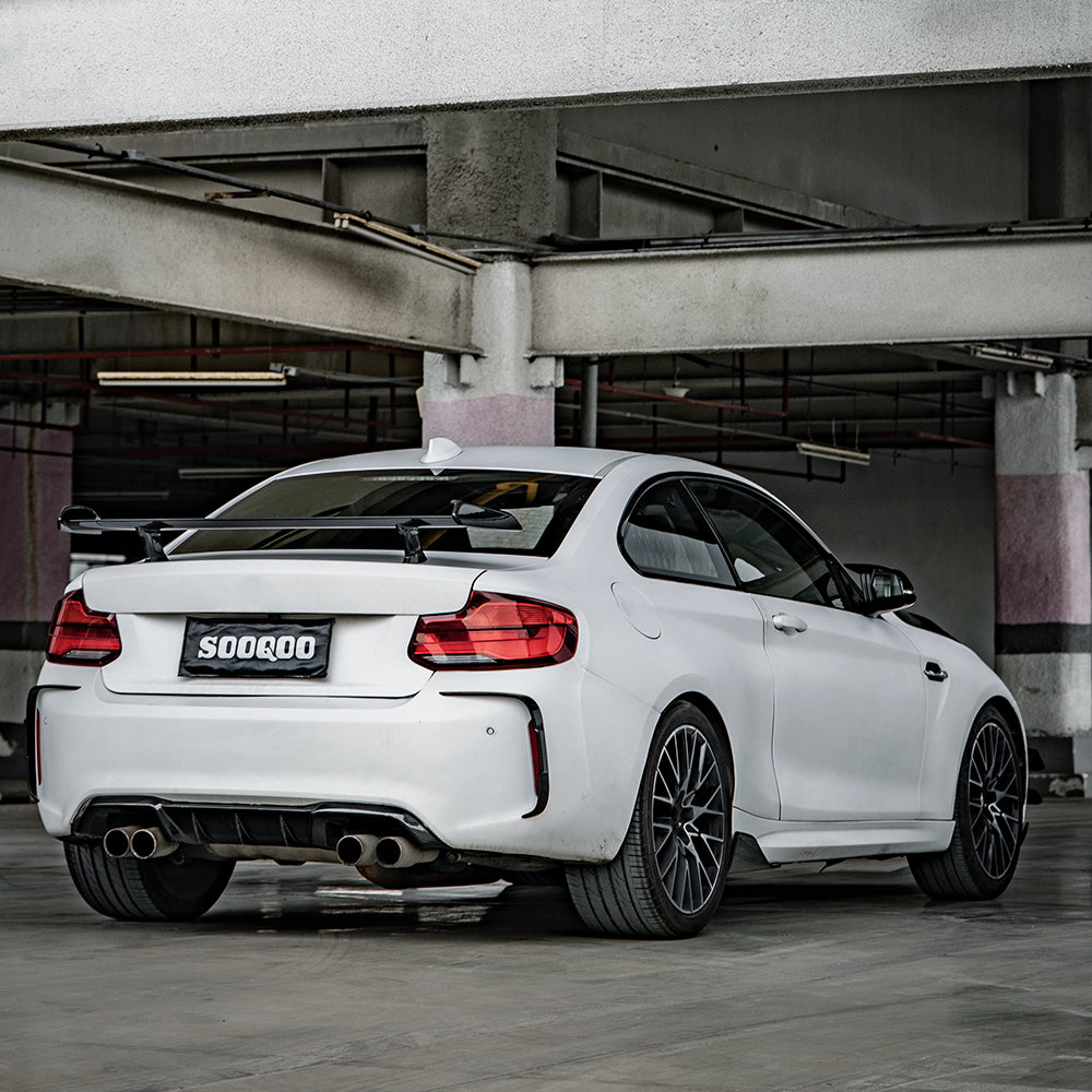 SQ Dry Carbon Fiber - Rear Side Vent Trim [BMW M2 F87]