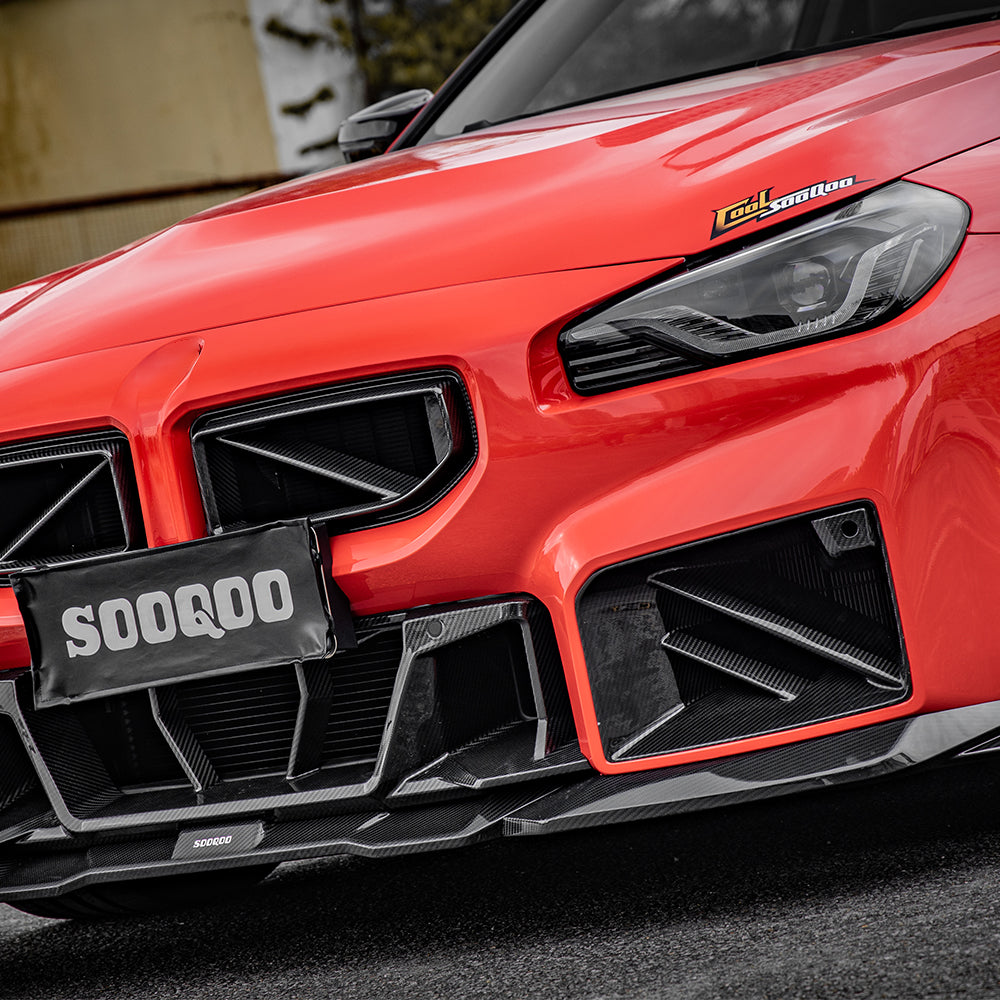 SQ Dry Carbon - B Style Fiber Front Lip [BMW M2 G87]