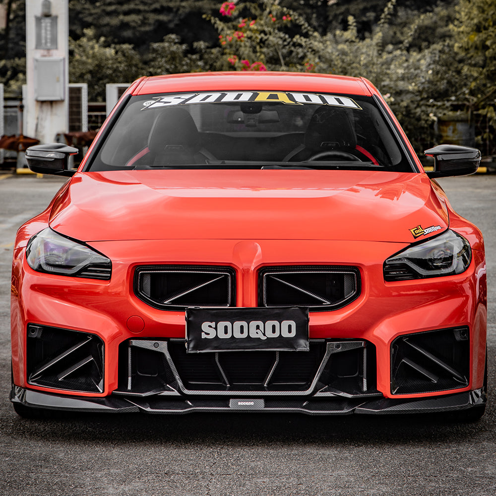 SQ Dry Carbon - B Style Fiber Front Lip [BMW M2 G87]
