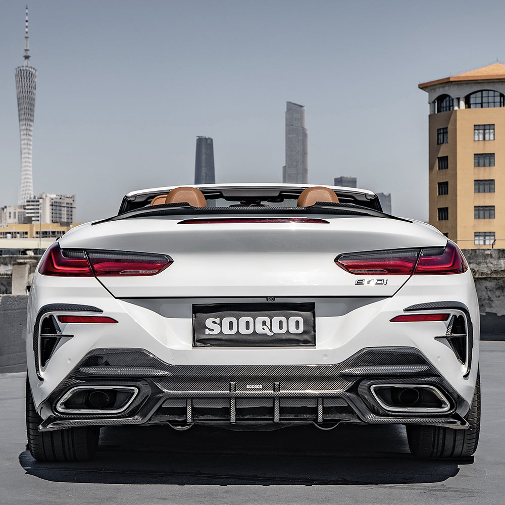 SQ Dry Carbon Fiber - Diffuser [BMW 8 Series G14]