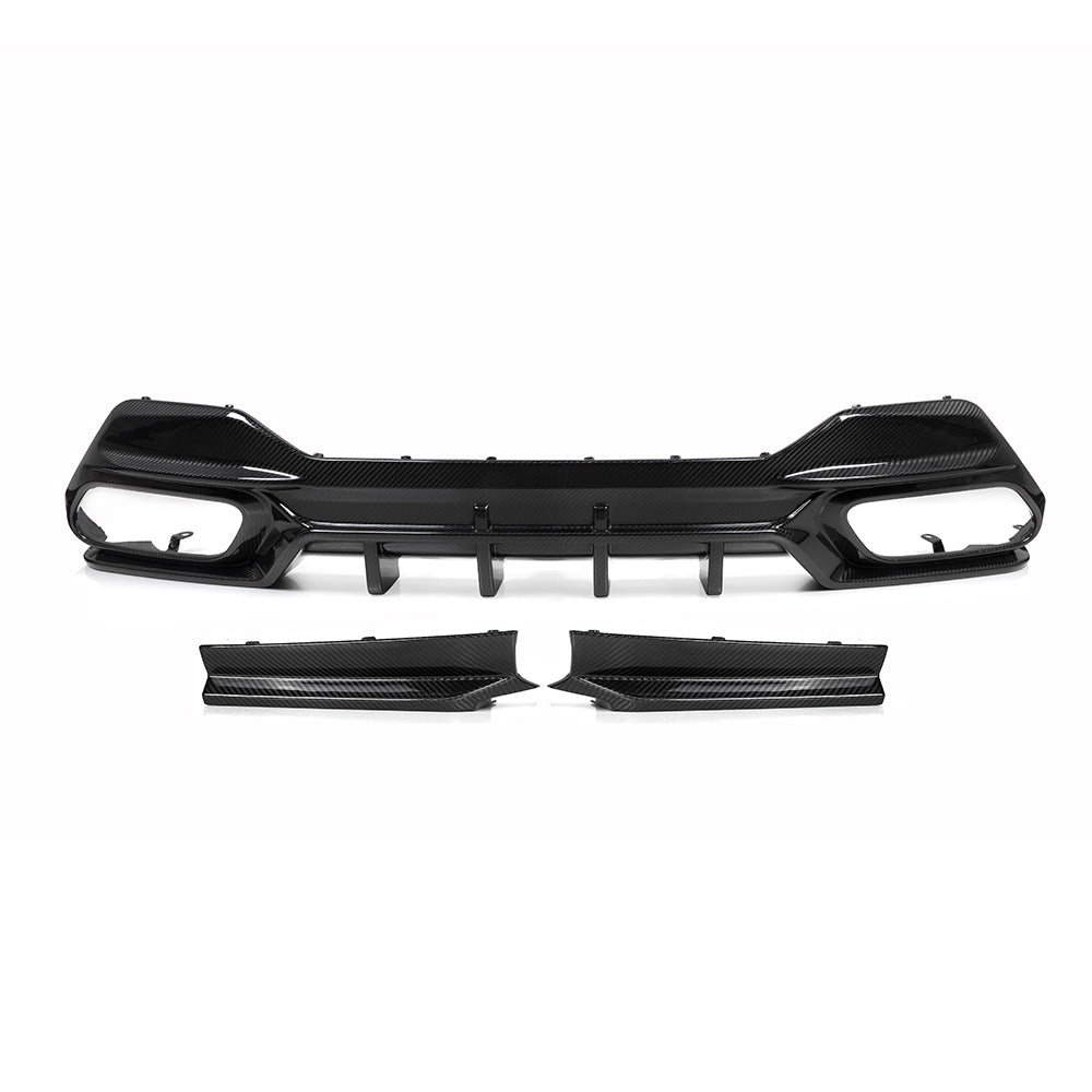 SQ Dry Carbon Fiber - Diffuser [BMW 8 Series G14]