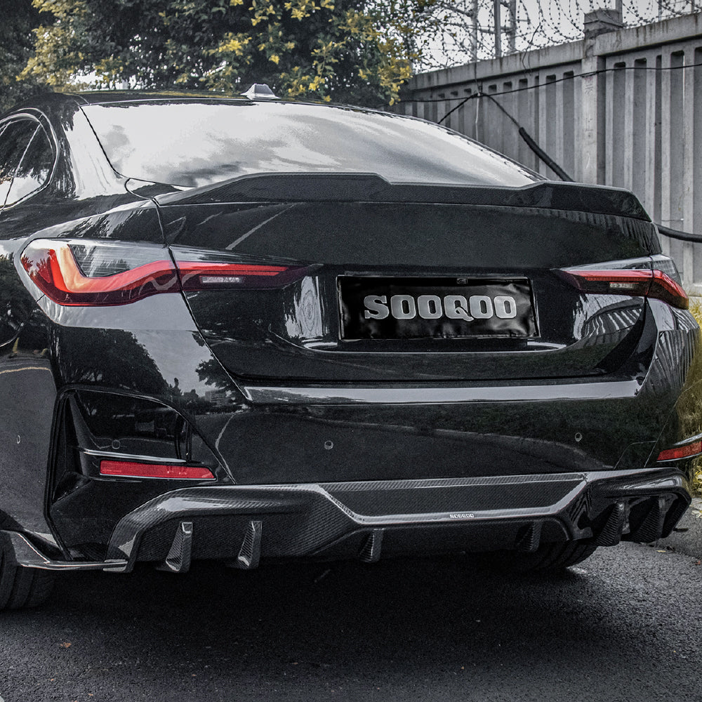 SQ Dry Carbon Fiber - Diffuser [BMW i4 G26 BEV]