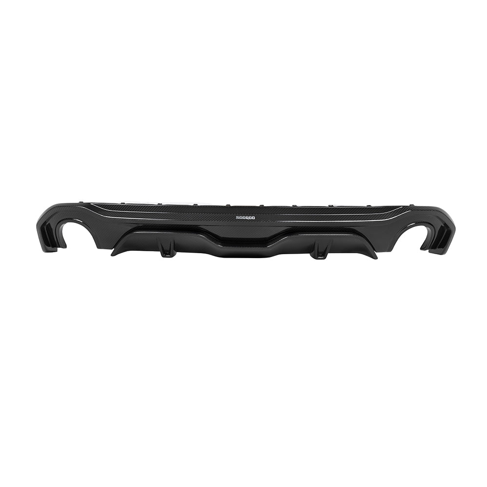 SQ Dry Carbon Fiber - Diffuser (2 Sides 2 Tip) [BMW 4 Series G26]