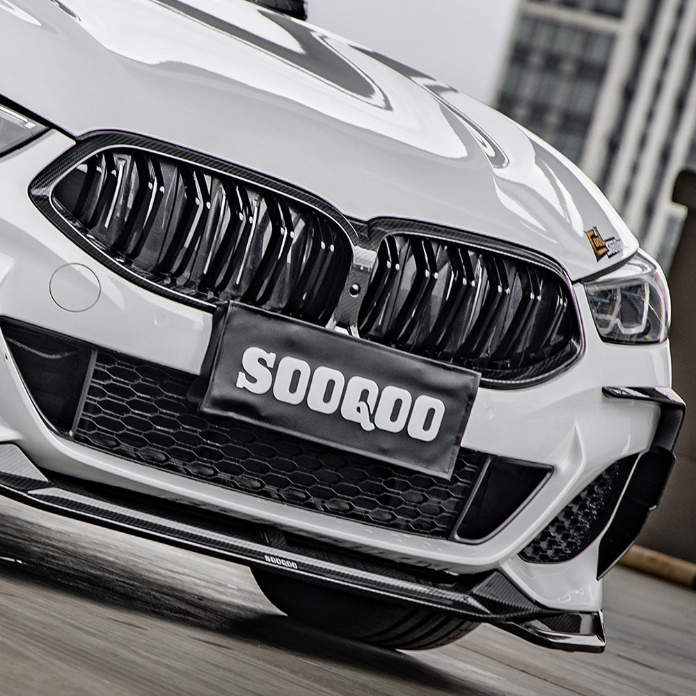 SQ Dry Carbon Fiber - Front Lip [BMW 8 Series G14]