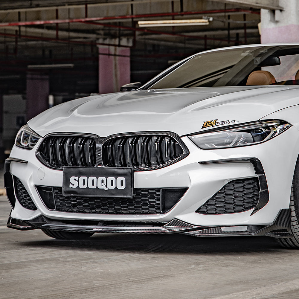 SQ Dry Carbon Fiber - Front Lip [BMW 8 Series G14]