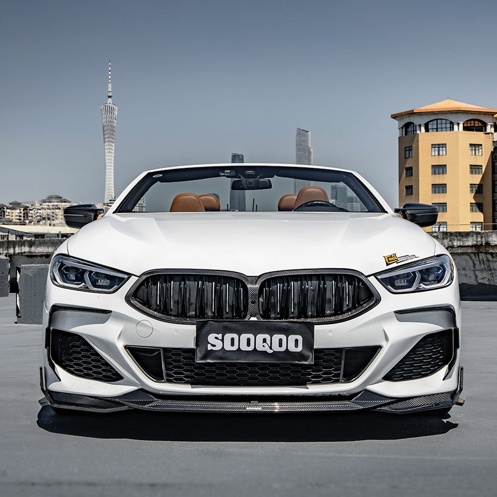 SQ Dry Carbon Fiber - Front Lip [BMW 8 Series G14]
