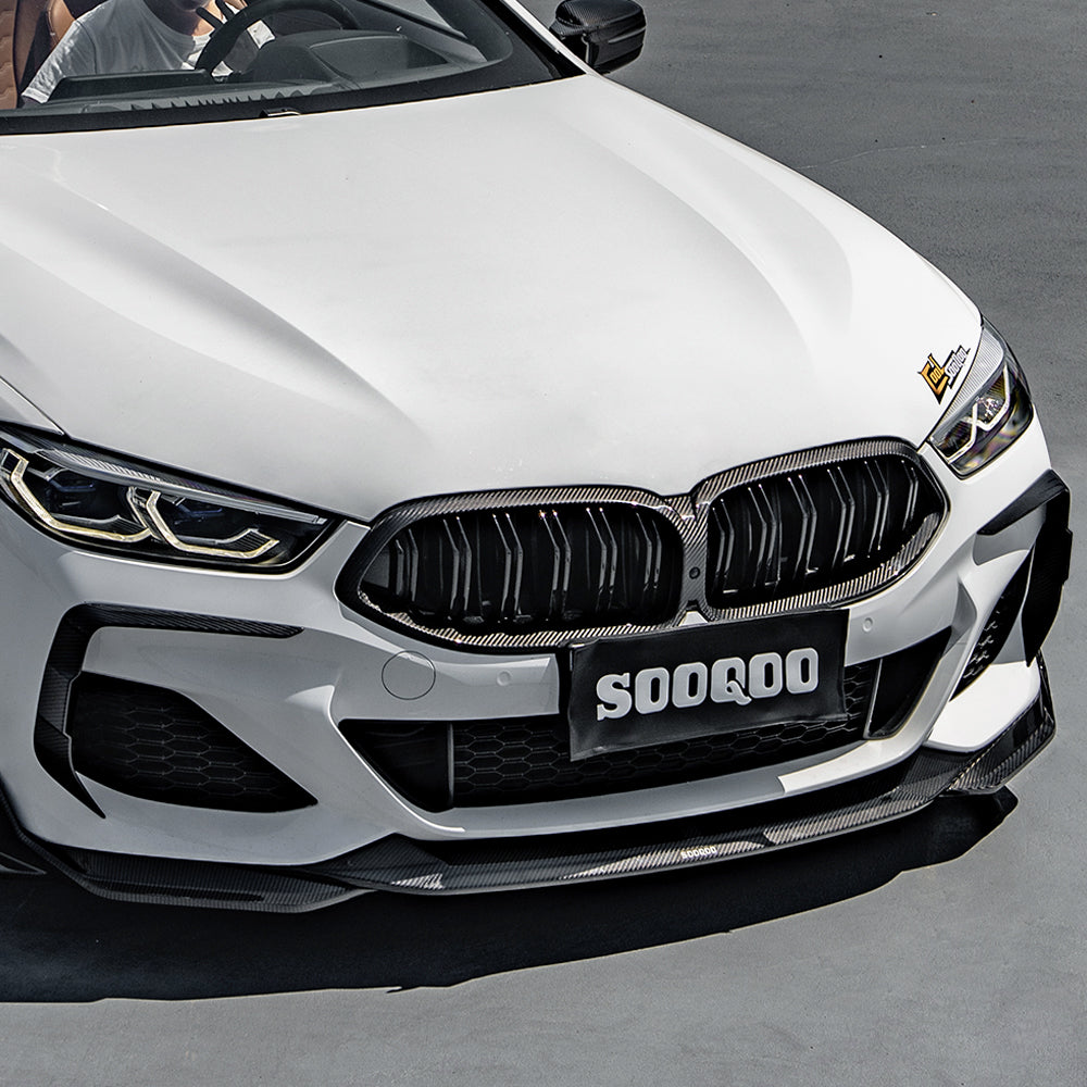 SQ Dry Carbon Fiber - Front Lip [BMW 8 Series G14]