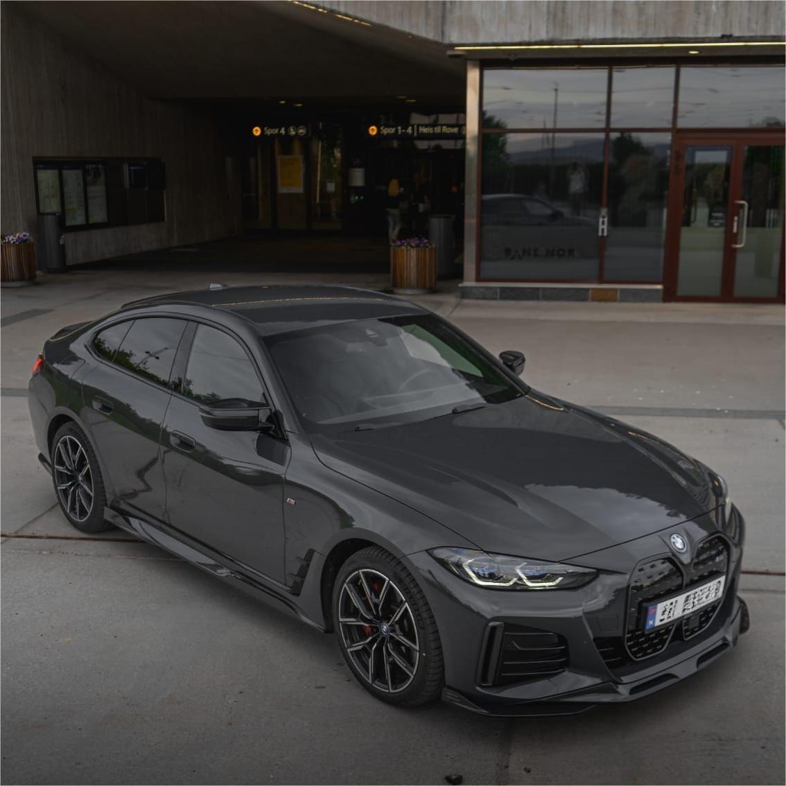 SQ Dry Carbon Fiber - Front Lip [BMW i4 G26 BEV]