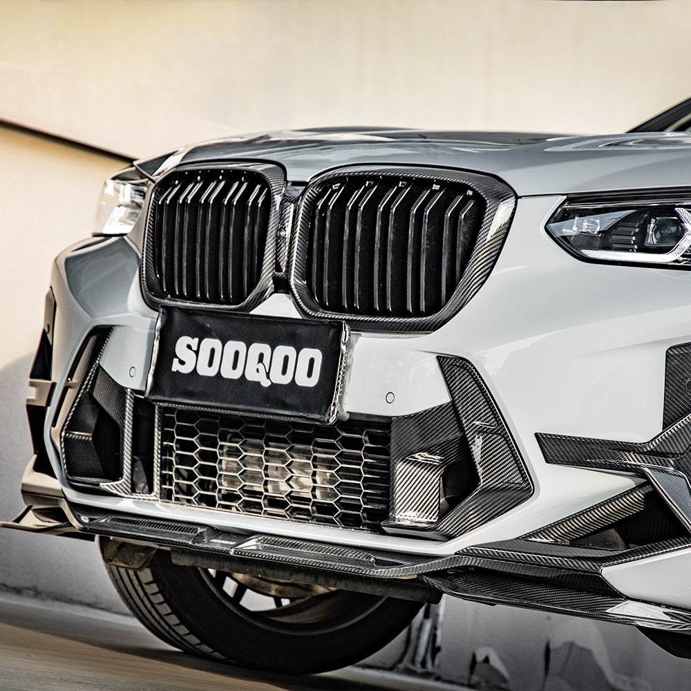SQ Dry Carbon Fiber - LCI Style Front Lip [BMW X3M F97 | X4M F98]