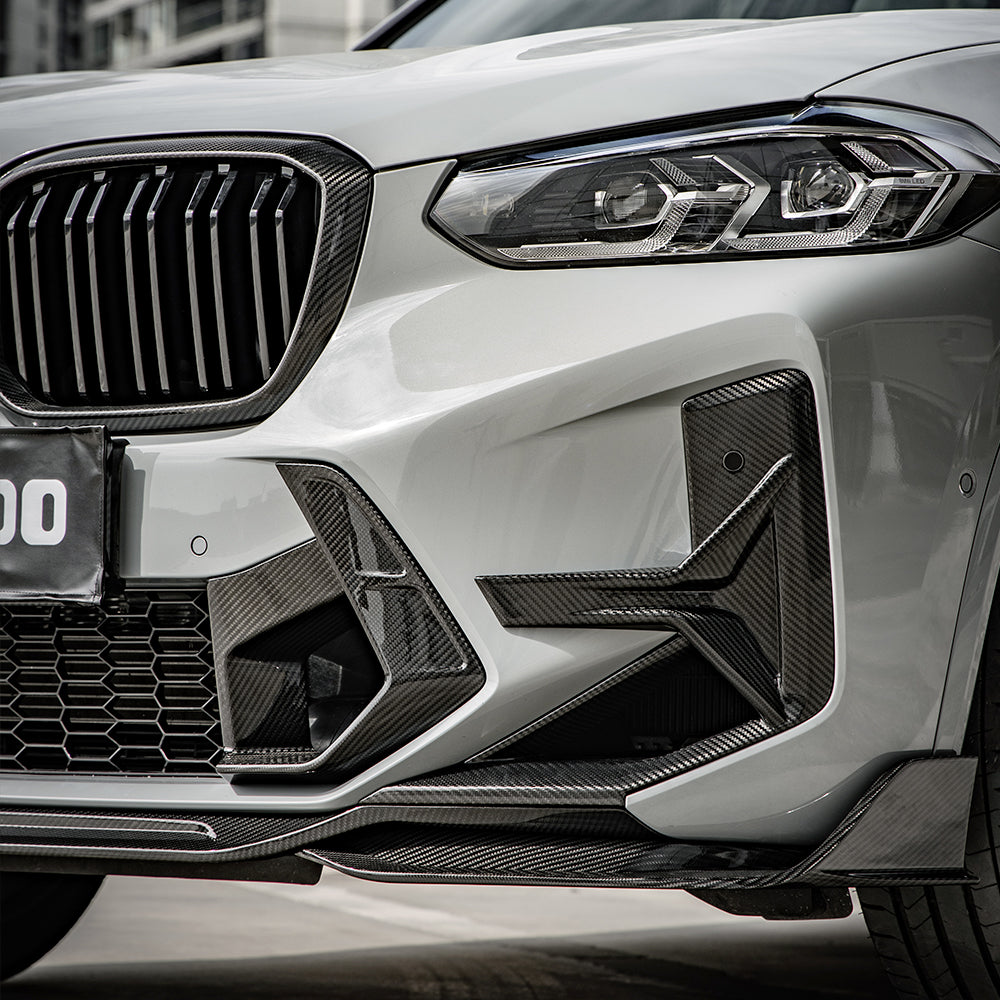 SQ Dry Carbon Fiber - LCI Style Front Lip [BMW X3M F97 | X4M F98]