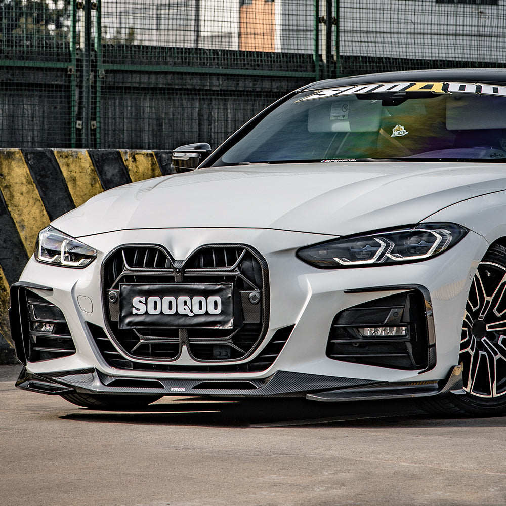 SQ Dry Carbon Fiber - Front Lip [BMW 4 Series G22]