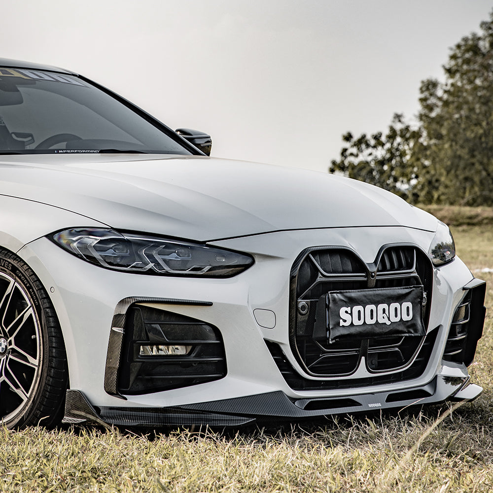 SQ Dry Carbon Fiber - Front Lip [BMW 4 Series G22]