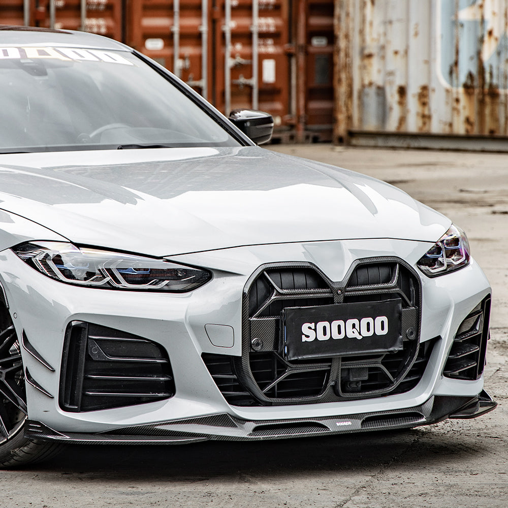 SQ Dry Carbon Fiber - Front Lip [BMW 4 Series G26]