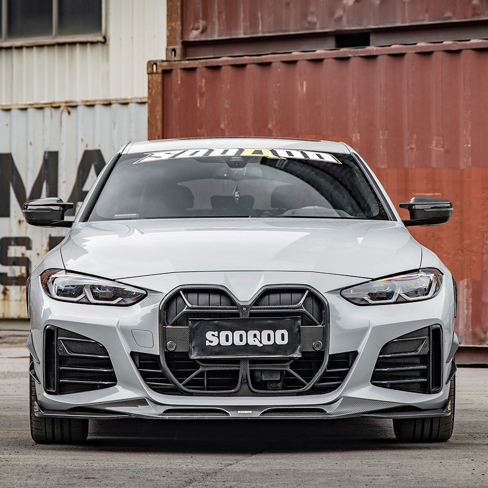 SQ Dry Carbon Fiber - Front Lip [BMW 4 Series G26]