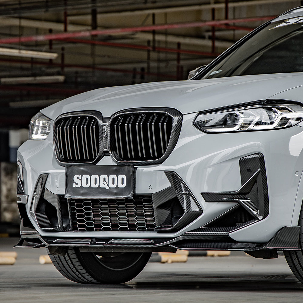 SQ Dry Carbon Fiber - LCI Style Front Air Vent [BMW X3M F97 | X4M F98]