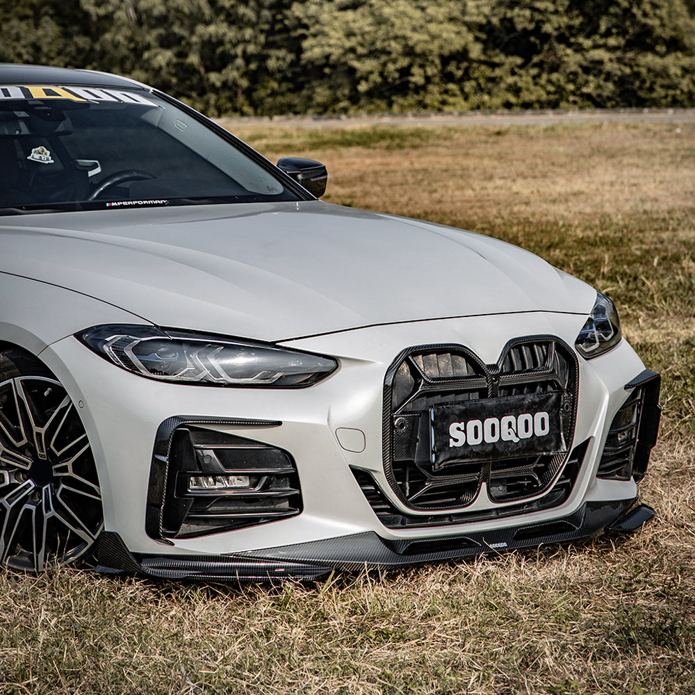SQ Dry Carbon Fiber - Front Vent Trim [BMW 4 Series G22]