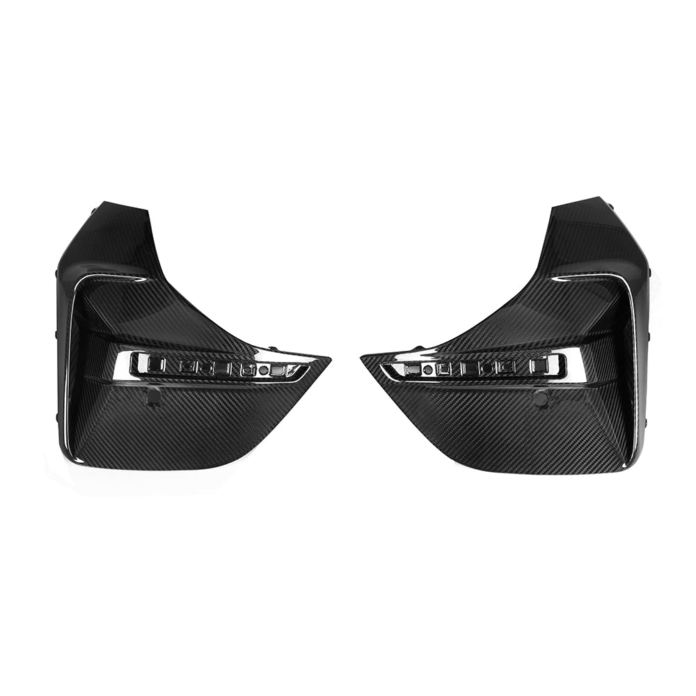 SQ Dry Carbon Fiber - Rear Bumper Trim [BMW 4 Series G26 | i4 G26 BEV]