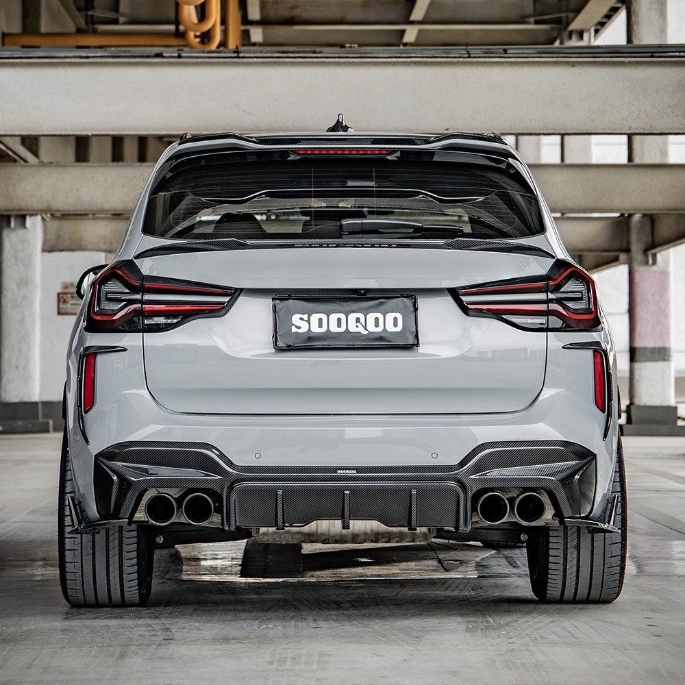 SQ Dry Carbon Fiber - Rear Diffuser [BMW X3M F97]