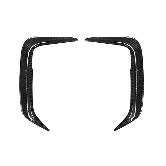 SQ Dry Carbon Fiber - LCI Style Rear Side Vent Trim [BMW X3M F97]