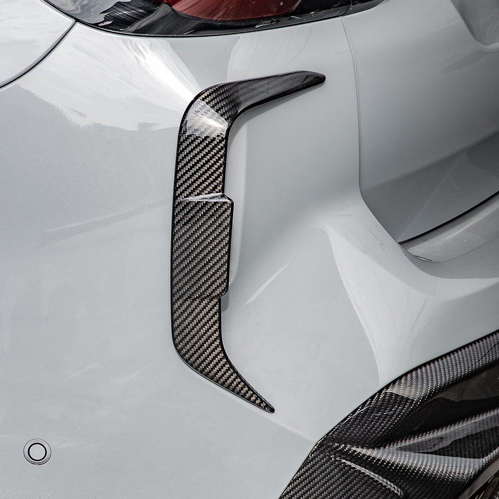 SQ Dry Carbon Fiber - LCI Style Rear Side Vent Trim [BMW X3M F97]