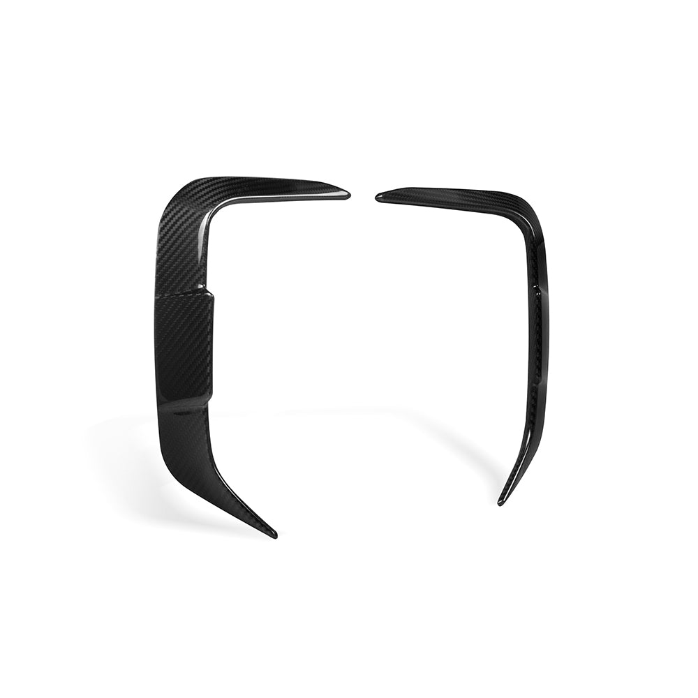SQ Dry Carbon Fiber - LCI Style Rear Side Vent Trim [BMW X3M F97]