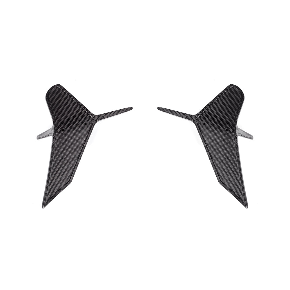 SQ Dry Carbon Fiber - Style A&B Rear Side Vent Trim [BMW 8 Series G14]
