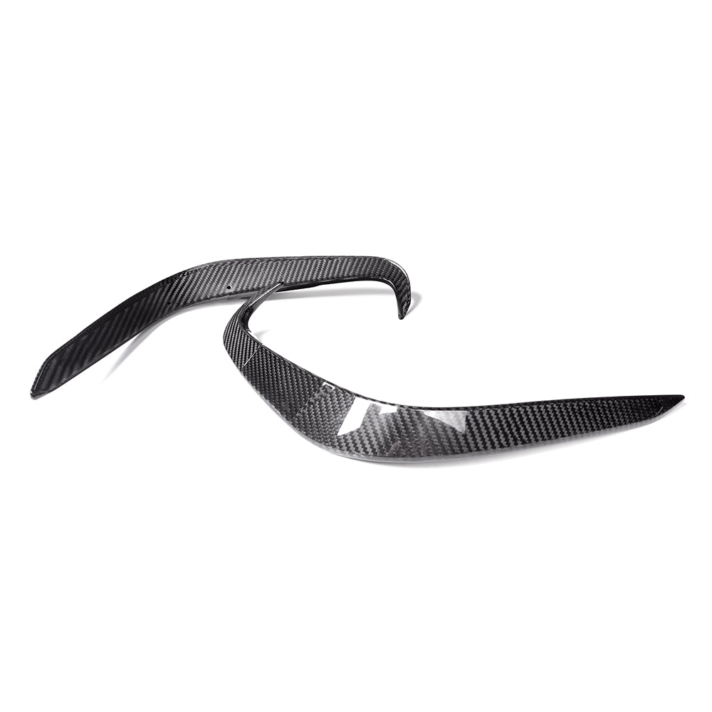 SQ Dry Carbon Fiber - Style A&B Rear Side Vent Trim [BMW 8 Series G14]