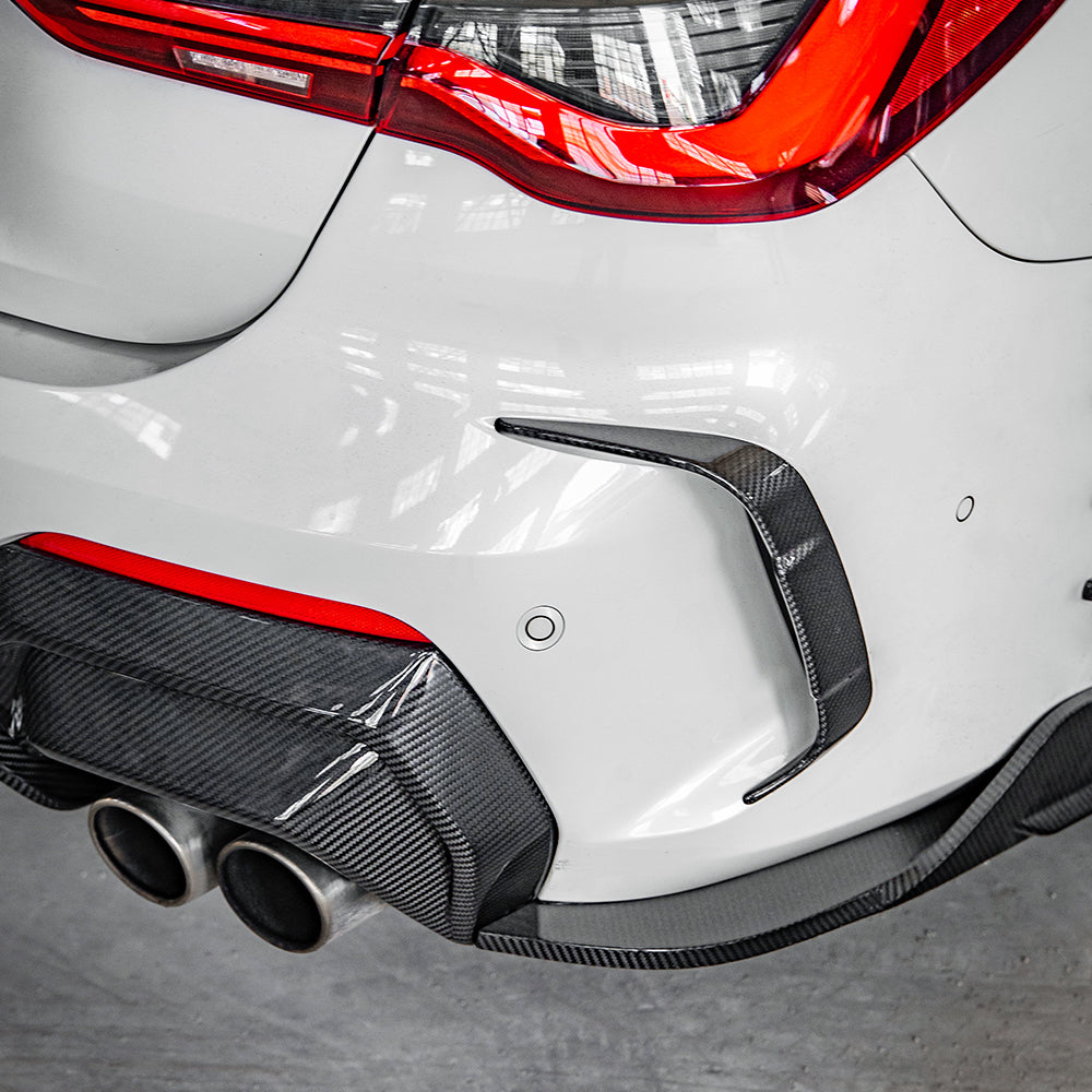 SQ Dry Carbon Fiber - Rear Vent Trim [BMW 4 Series G22]