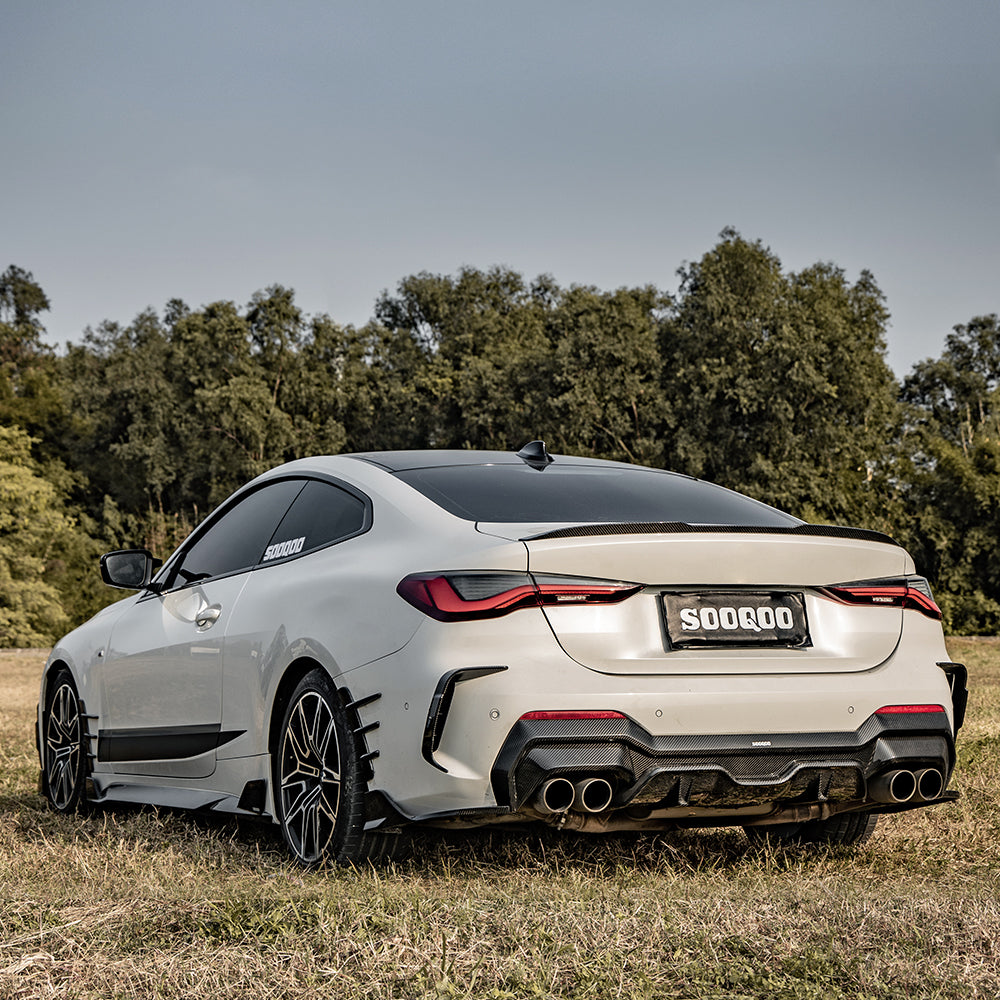 SQ Dry Carbon Fiber - Rear Vent Trim [BMW 4 Series G22]