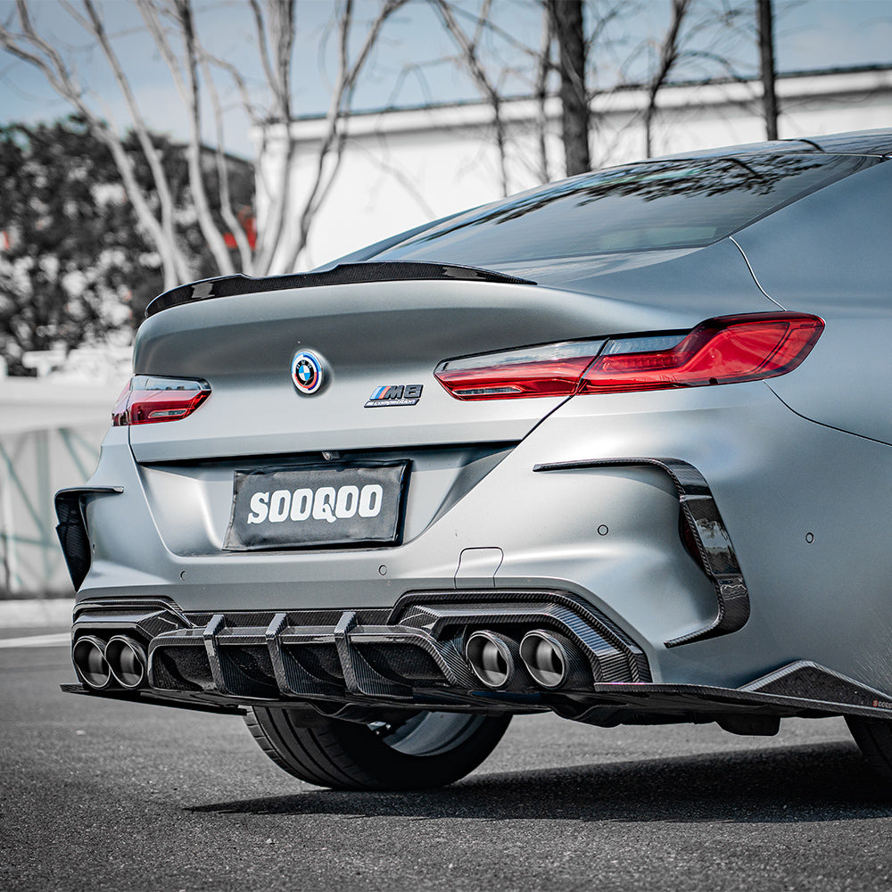 SQ Dry Carbon Fiber - Rear Vent Trim [BMW M8 F93]