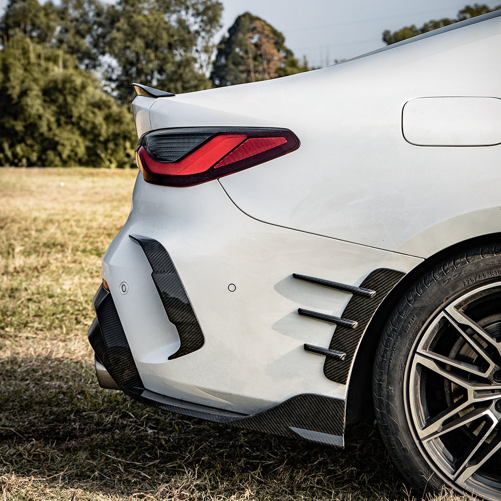 SQ Dry Carbon Fiber - Rear Wheel Arch Trim [BMW 4 Series G22]