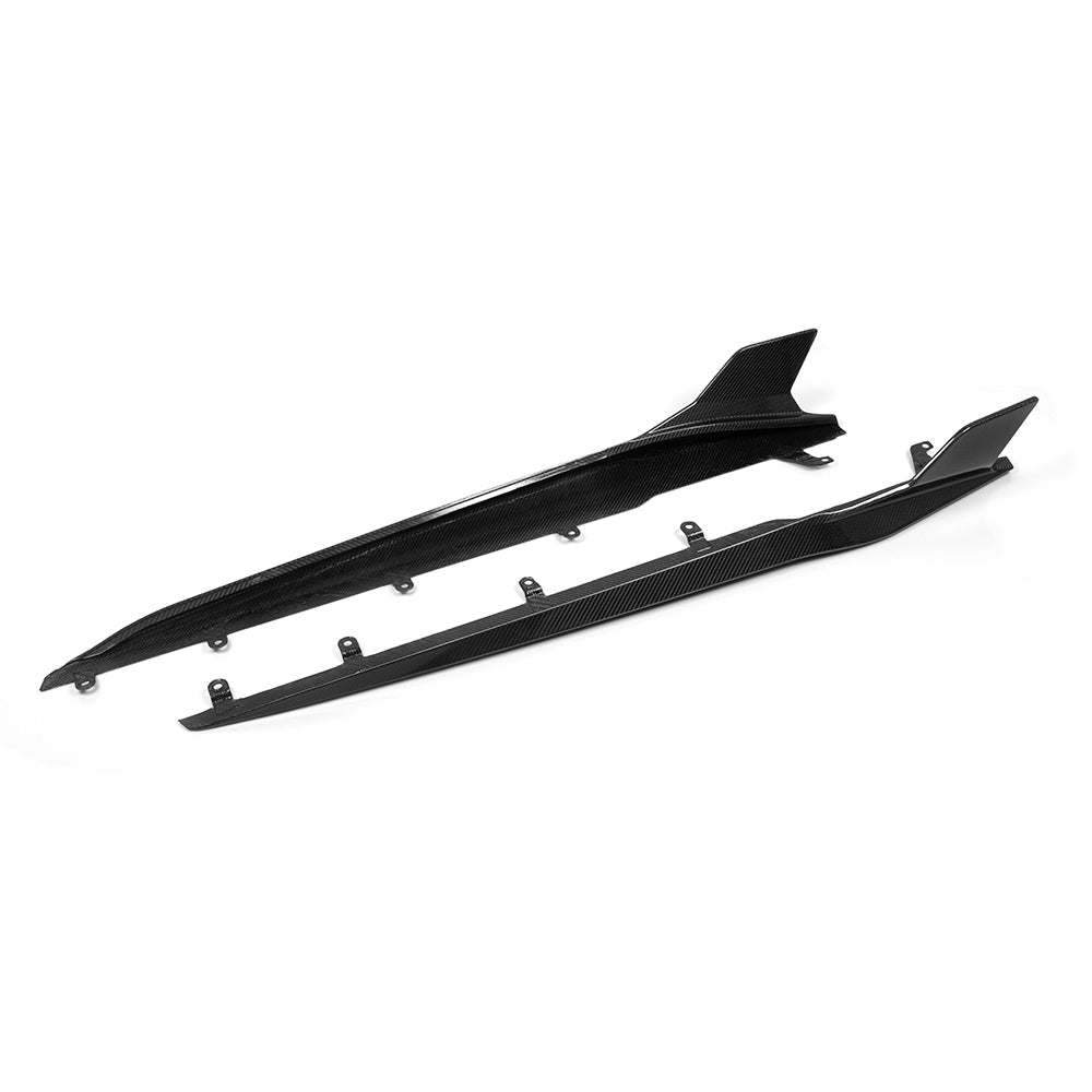SQ Dry Carbon Fiber - Side Skirt [BMW M8 F91 F92 | 8 Series G14]