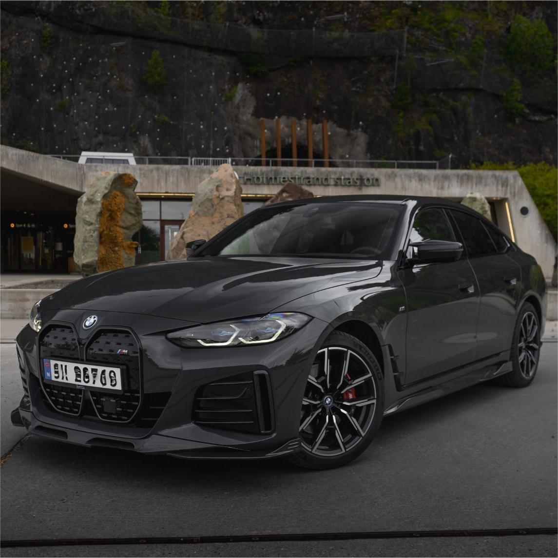 SQ Dry Carbon Fiber - Side Skirt [BMW i4 G26 BEV]