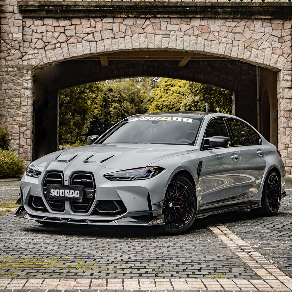 Dry Carbon Fiber - Hood Vent Trim [BMW M3 G80 | M4 G82]