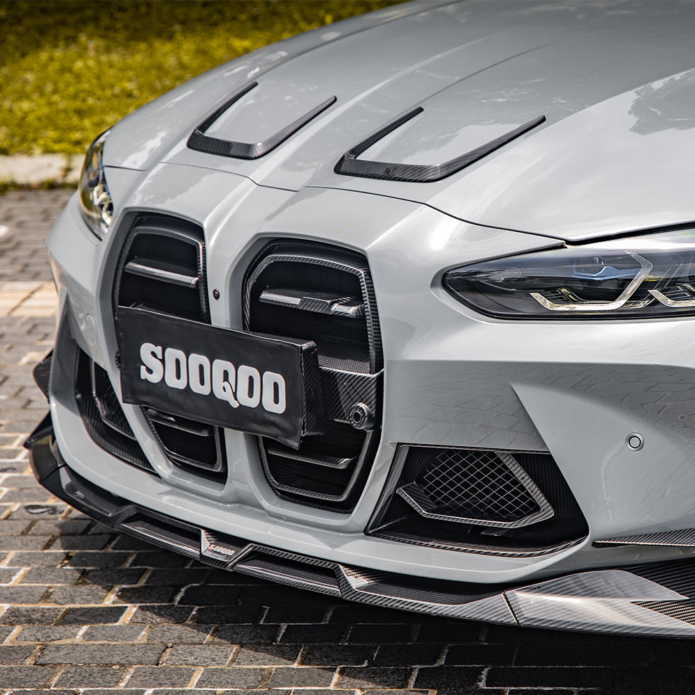 Dry Carbon Fiber - Hood Vent Trim [BMW M3 G80 | M4 G82]