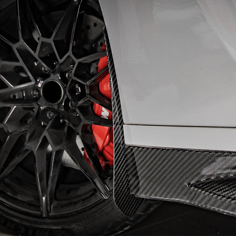 SQ Dry Carbon Fiber - Front Mud Flaps [BMW M3 G80]