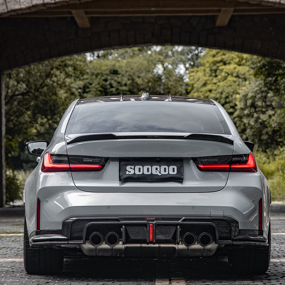 SQ Dry Carbon Fiber - Rear Splitter [BMW M4 G82]