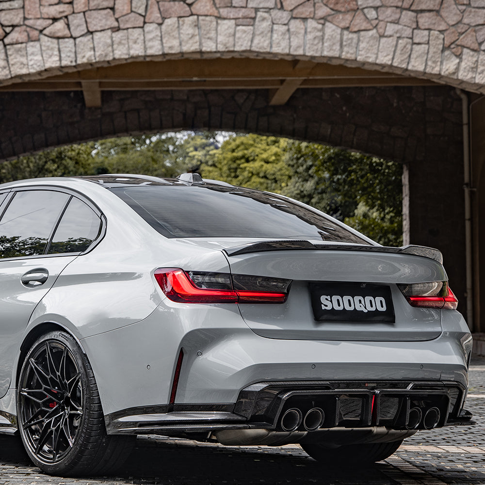 SQ Dry Carbon Fiber - Rear Splitter [BMW M4 G82]